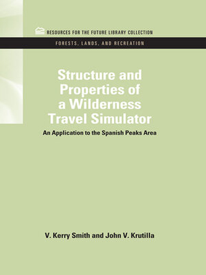 cover image of Structure and Properties of a Wilderness Travel Simulator